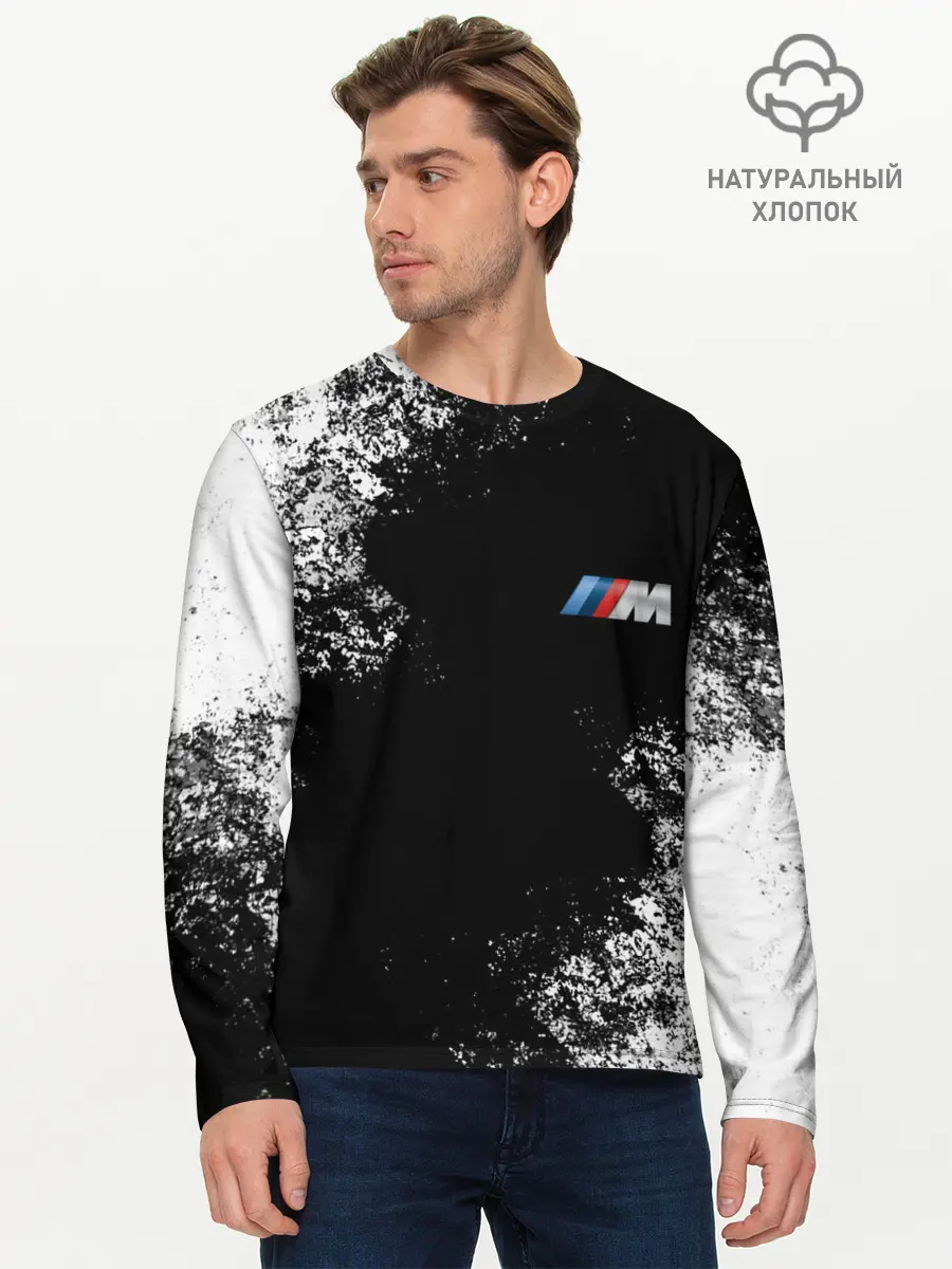 Мужской лонгслив базовый / BMW (P007_P004ooo2061839, P004ooo2061839)