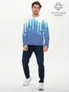 Мужской лонгслив базовый / Пиксельные сливки (P007_P004ooo2060493, P004ooo2060493)