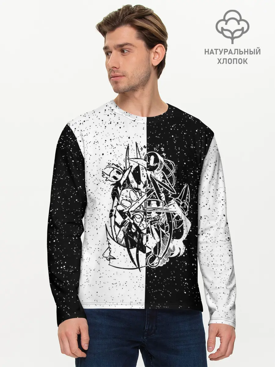 Мужской лонгслив базовый / Hollow Knight (P007_P004ooo2063181, P004ooo2063181)