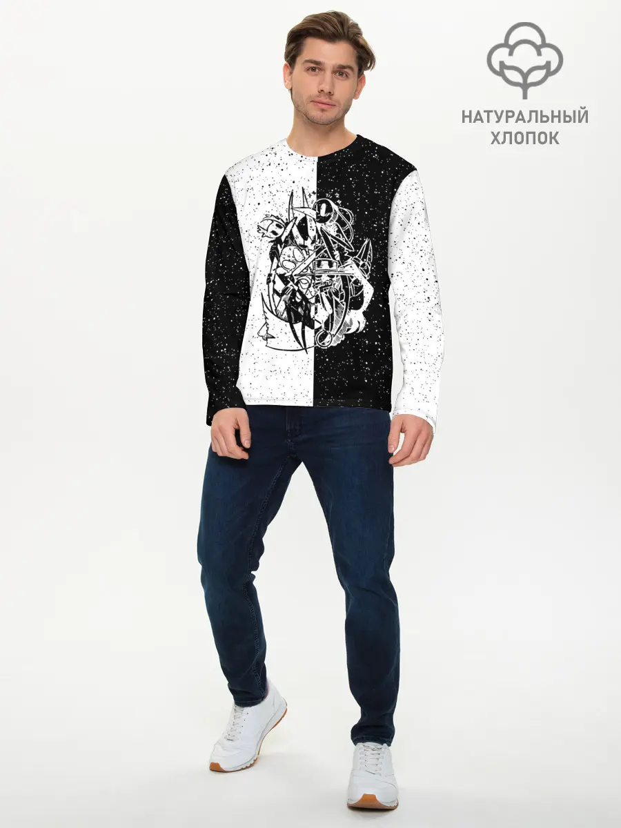 Мужской лонгслив базовый / Hollow Knight (P007_P004ooo2063181, P004ooo2063181)