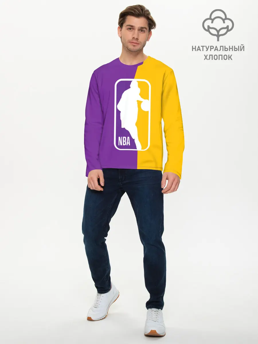 Мужской лонгслив базовый / NBA Kobe Bryant (P007_P004ooo2062761, P004ooo2062761)