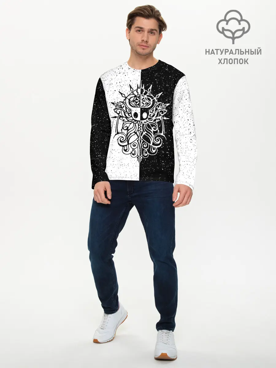 Мужской лонгслив базовый / HOLLOW KNIGHT | ХОЛЛОУ НАЙТ (P007_P004ooo2063403, P004ooo2063403)