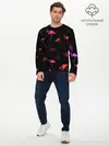 Мужской лонгслив базовый / Фламинго (P007_P004ooo2063445, P004ooo2063445)