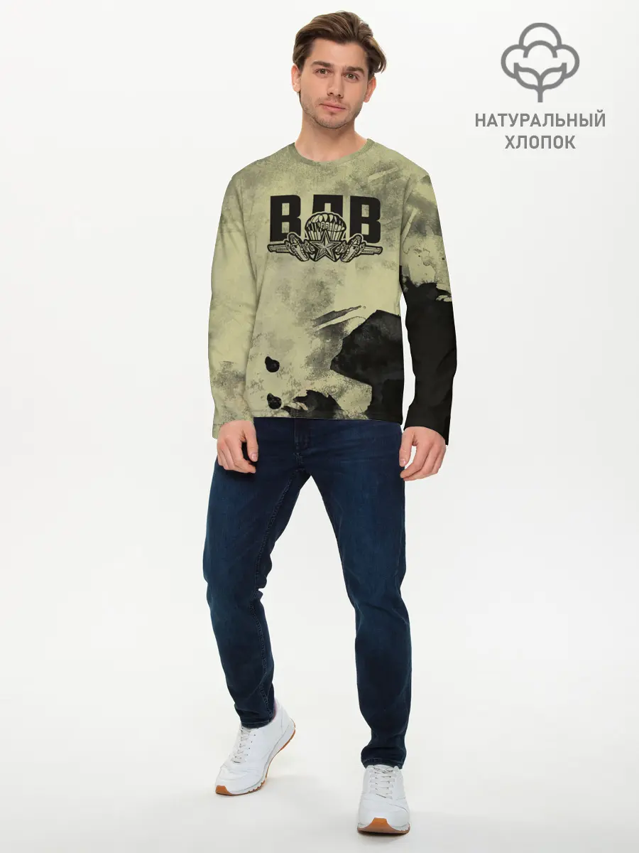 Мужской лонгслив базовый / ВДВ (P007_P004ooo2062475, P004ooo2062475)