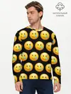 Мужской лонгслив базовый / New Emoji (P007_P004ooo2063723, P004ooo2063723)