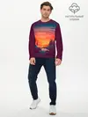 Мужской лонгслив базовый / Minimal forest sunset (P007_P004ooo2064029, P004ooo2064029)