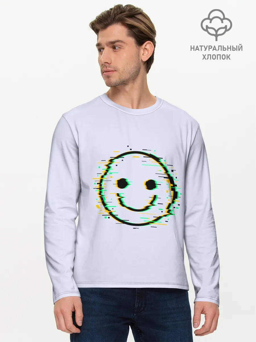 Мужской лонгслив базовый / Smile (P007_P004ooo2064031, P004ooo2064031)