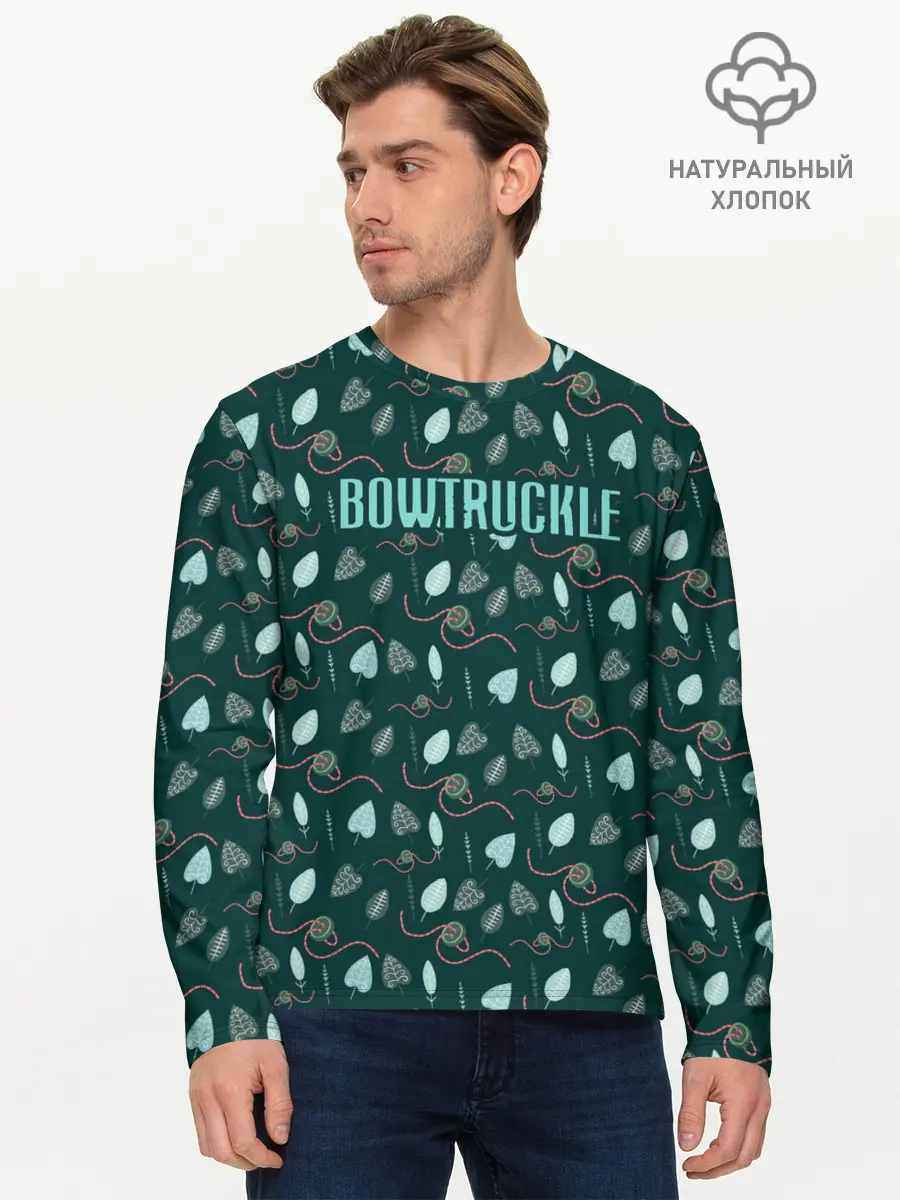 Мужской лонгслив базовый / Bowtruckle (P007_P004ooo2067679, P004ooo2067679)