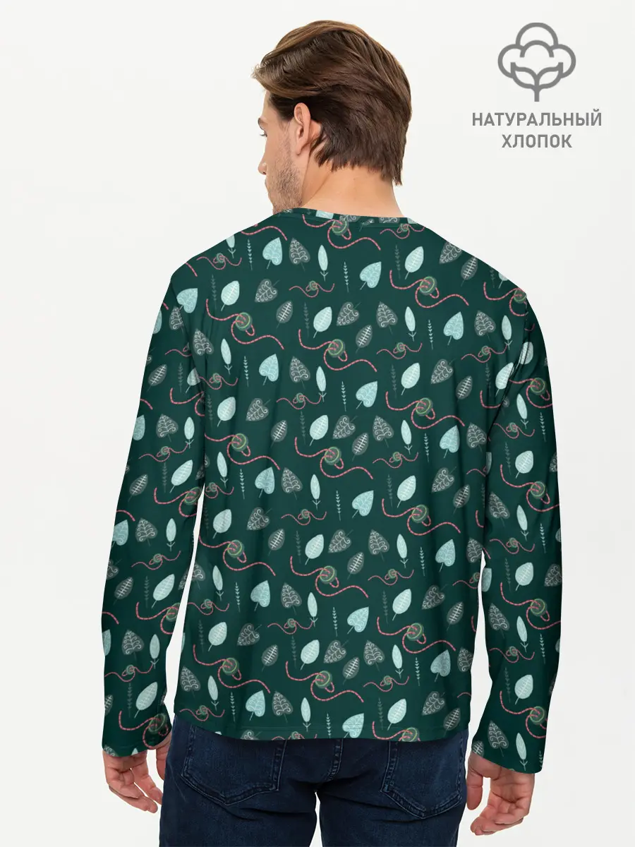 Мужской лонгслив базовый / Bowtruckle (P007_P004ooo2067679, P004ooo2067679)