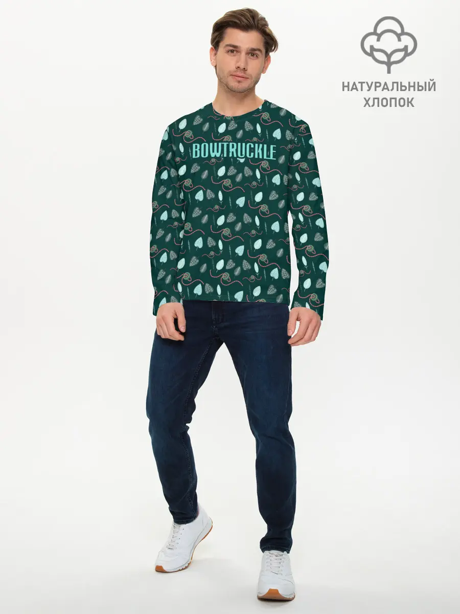Мужской лонгслив базовый / Bowtruckle (P007_P004ooo2067679, P004ooo2067679)