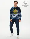 Мужской лонгслив базовый / Военно-морской флот (P007_P004ooo2066391, P004ooo2066391)