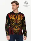 Мужской лонгслив базовый / AC/DC (P007_P004ooo2068855, P004ooo2068855)