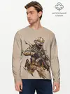 Мужской лонгслив базовый / Военный (P007_P004ooo2067779, P004ooo2067779)