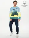 Мужской лонгслив базовый / Вертолеты (P007_P004ooo2067875, P004ooo2067875)