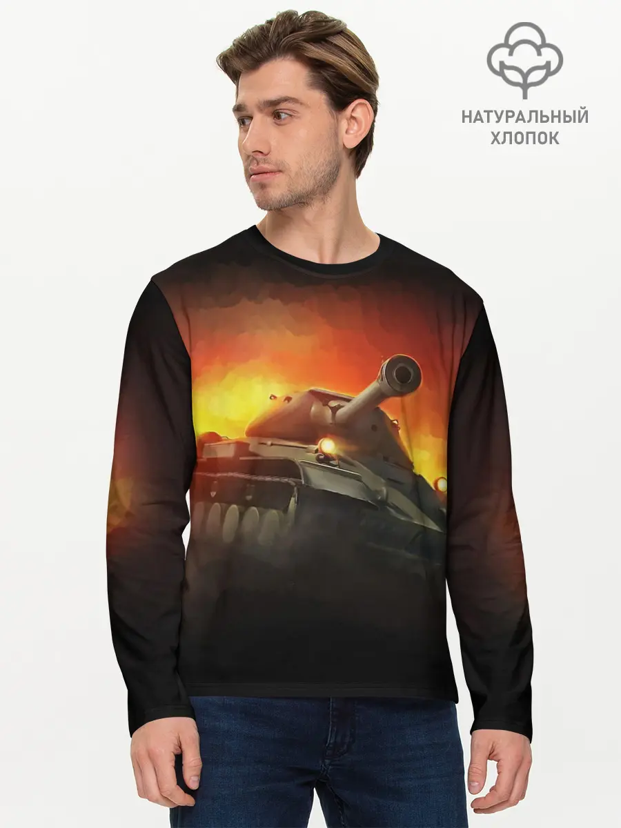 Мужской лонгслив базовый / Tank (P007_P004ooo2067909, P004ooo2067909)