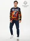 Мужской лонгслив базовый / AC/DC (P007_P004ooo2068763, P004ooo2068763)