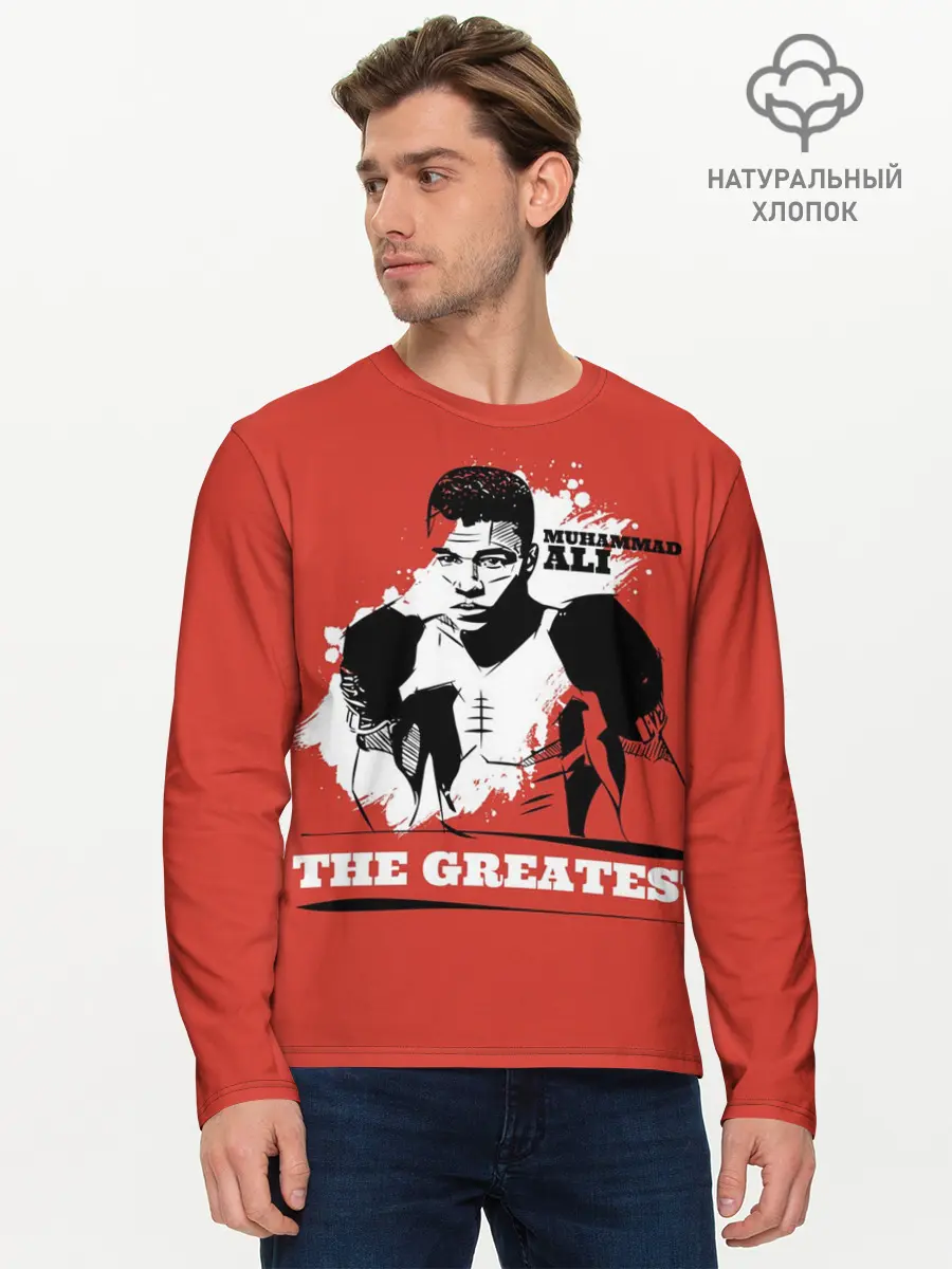 Мужской лонгслив базовый / The Greatest (P007_P004ooo2070413, P004ooo2070413)
