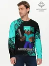 Мужской лонгслив базовый / MINECRAFT (P007_P004ooo2070765, P004ooo2070765)