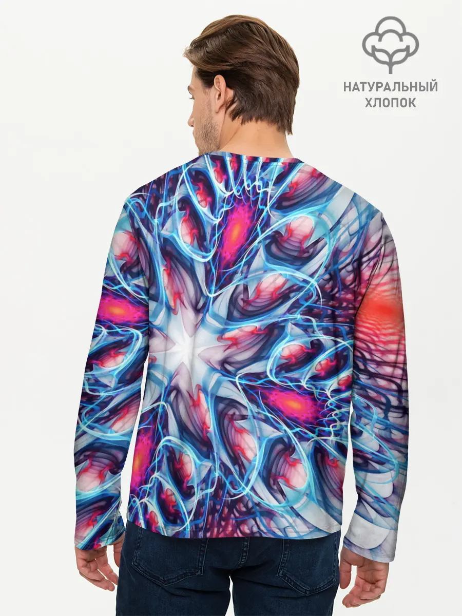 Мужской лонгслив базовый / ABSTRACTION ILLUSION (P007_P004ooo2072287, P004ooo2072287)