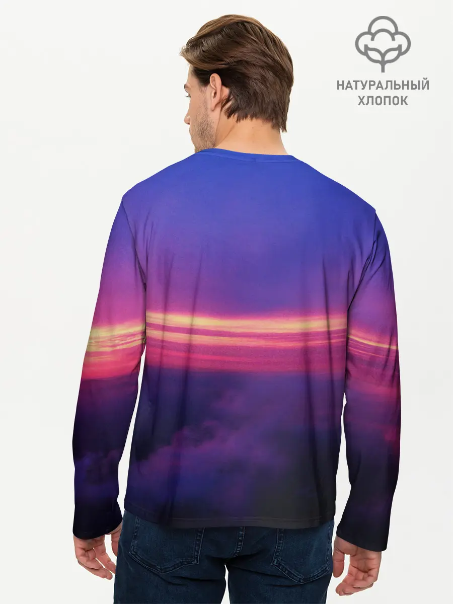 Мужской лонгслив базовый / Dusk Sky Horse (P007_P004ooo2072763, P004ooo2072763)