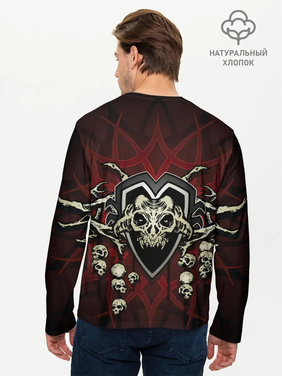 Мужской лонгслив базовый / Judas Priest (P007_P004ooo2077241, P004ooo2077241)