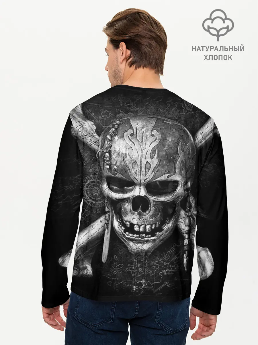 Мужской лонгслив базовый / Judas Priest (P007_P004ooo2077275, P004ooo2077275)