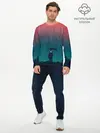 Мужской лонгслив базовый / Космический Дождь (P007_P004ooo2082645, P004ooo2082645)