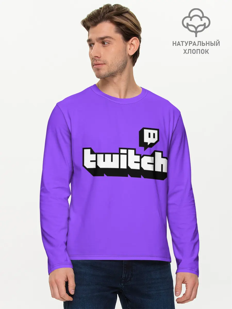 Мужской лонгслив базовый / Twitch (P007_P004ooo2082979, P004ooo2082979)
