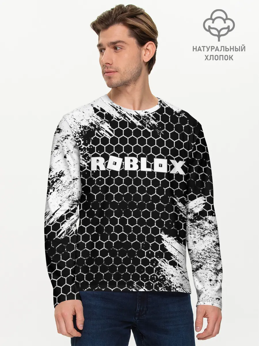 Мужской лонгслив базовый / ROBLOX (P007_P004ooo2087357, P004ooo2087357)
