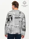 Мужской лонгслив базовый / Газета Newspaper (P007_P004ooo2088509, P004ooo2088509)