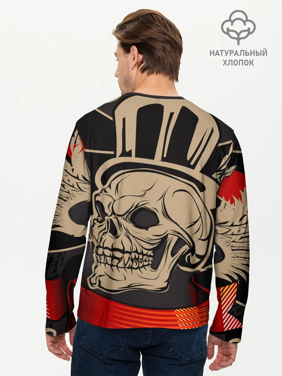 Мужской лонгслив базовый / Iron Maiden (P007_P004ooo2087765, P004ooo2087765)