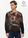Мужской лонгслив базовый / КРОВЬ И ВЕДЬМАК (P007_P004ooo2089063, P004ooo2089063)