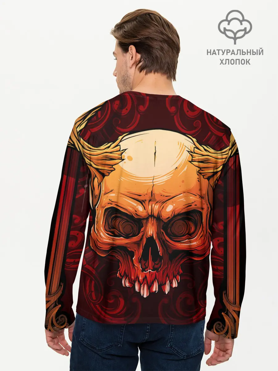 Мужской лонгслив базовый / Iron Maiden (P007_P004ooo2089095, P004ooo2089095)