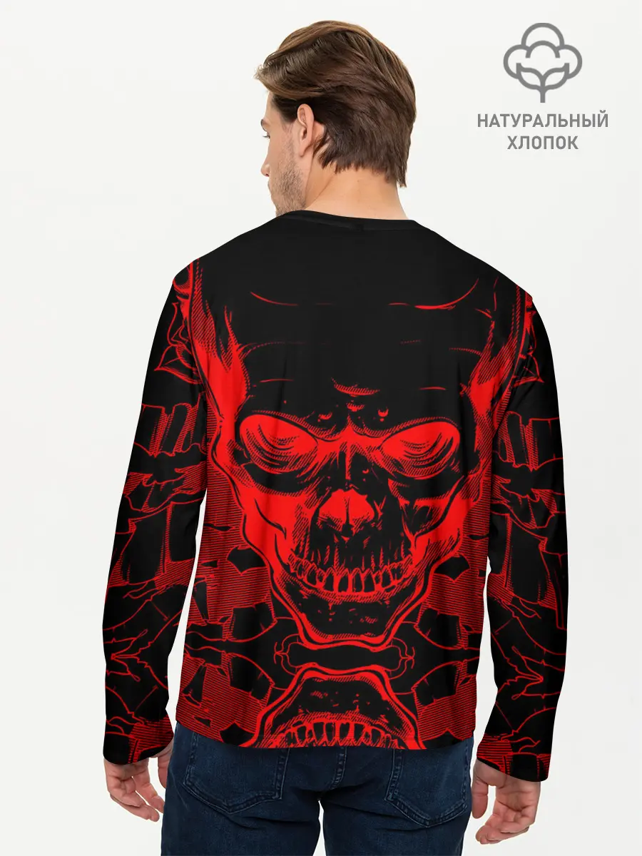 Мужской лонгслив базовый / Iron Maiden (P007_P004ooo2088901, P004ooo2088901)