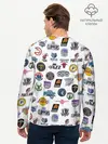Мужской лонгслив базовый / NBA Pattern | НБА Паттерн (P007_P004ooo2089985, P004ooo2089985)
