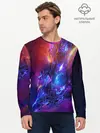Мужской лонгслив базовый / Universe Neon (P007_P004ooo2090115, P004ooo2090115)