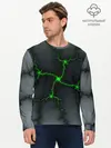 Мужской лонгслив базовый / ABSTRACT LED (P007_P004ooo2093629, P004ooo2093629)