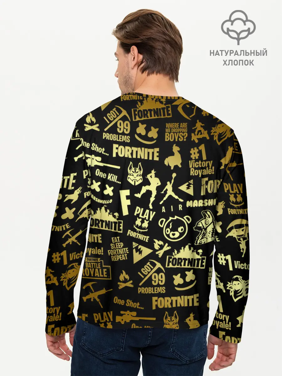 Мужской лонгслив базовый / FORTNITE | ФОРТНАЙТ (P007_P004ooo2092807, P004ooo2092807)