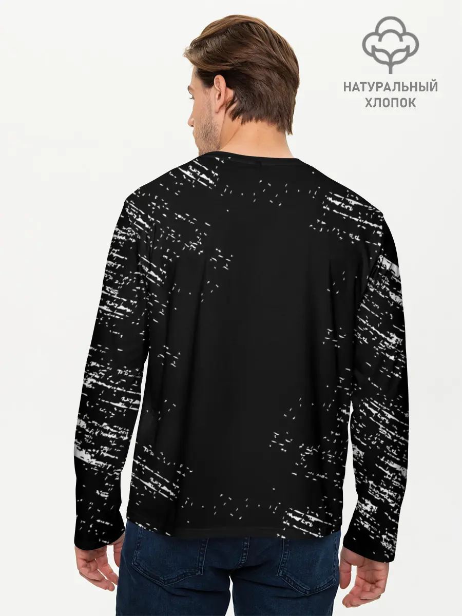 Мужской лонгслив базовый / Marshmello (P007_P004ooo2099799, P004ooo2099799)