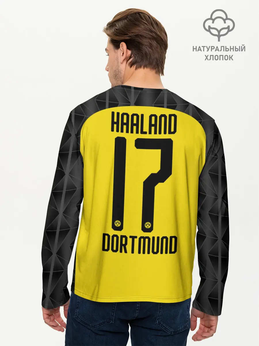 Мужской лонгслив базовый / Холанд home 19-20 UEFA (P007_P004ooo2098731, P004ooo2098731)