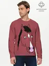 Мужской лонгслив базовый / BoJack Horseman (P007_P004ooo2100813, P004ooo2100813)