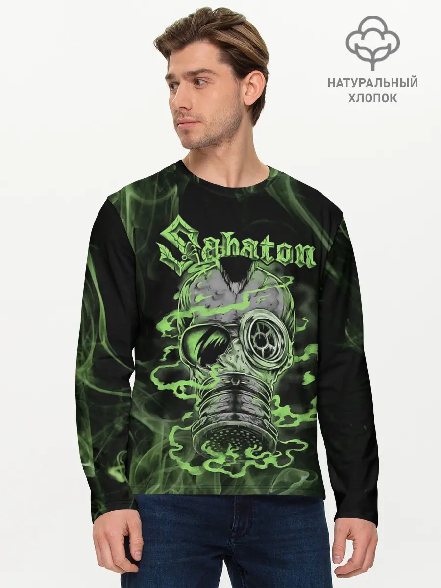 Мужской лонгслив базовый / Toxic Sabaton (P007_P004ooo2105765, P004ooo2105765)