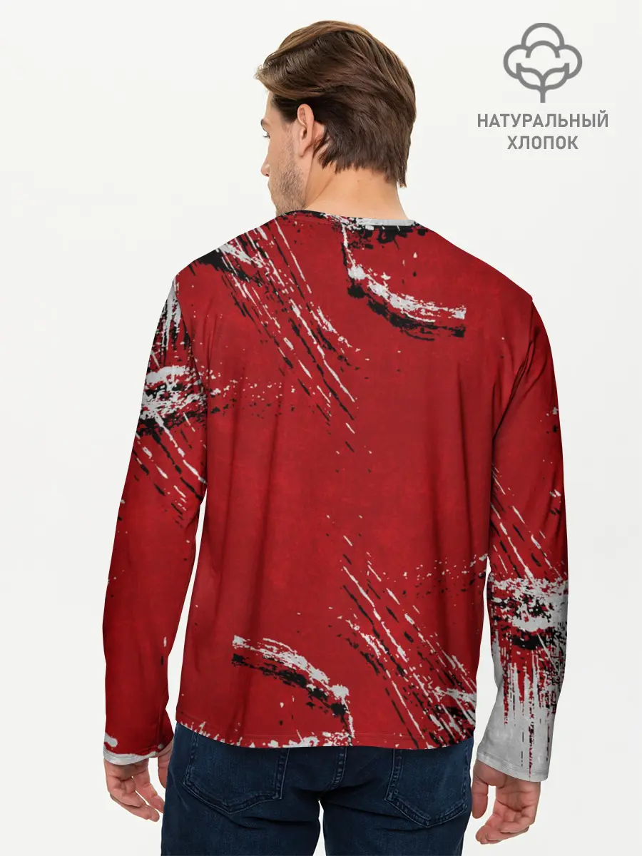 Мужской лонгслив базовый / Забей мяч! (P007_P004ooo2105455, P004ooo2105455)