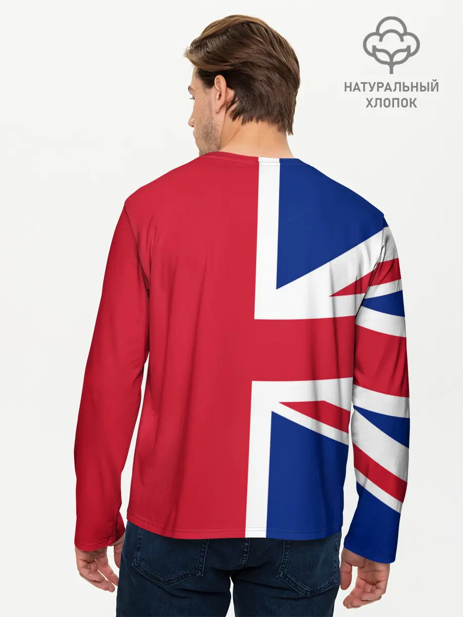 Мужской лонгслив базовый / Queen (P007_P004ooo2104393, P004ooo2104393)