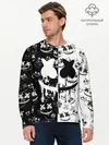 Мужской лонгслив базовый / Fortnite & Marshmello (P007_P004ooo2107213, P004ooo2107213)