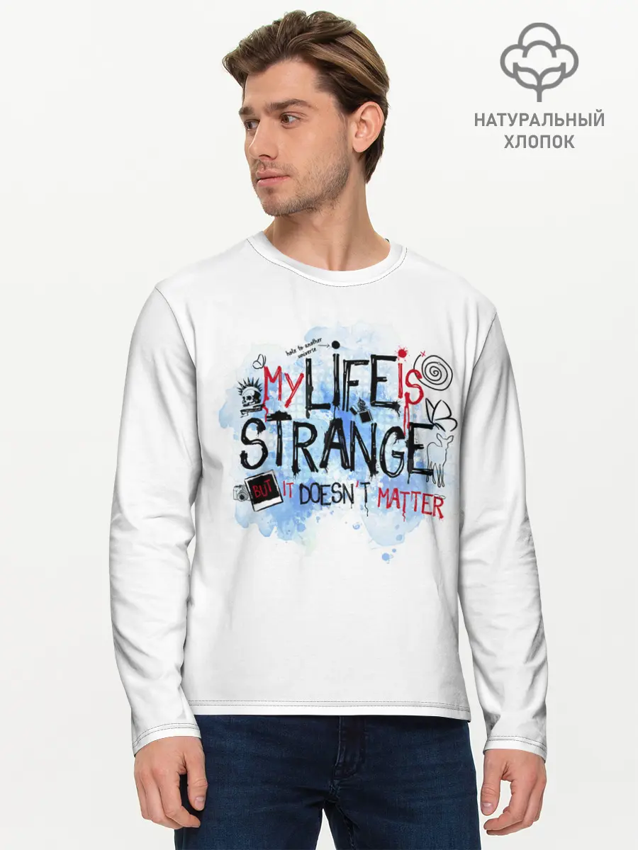 Мужской лонгслив базовый / LIFE IS STRANGE (P007_P004ooo2106135, P004ooo2106135)