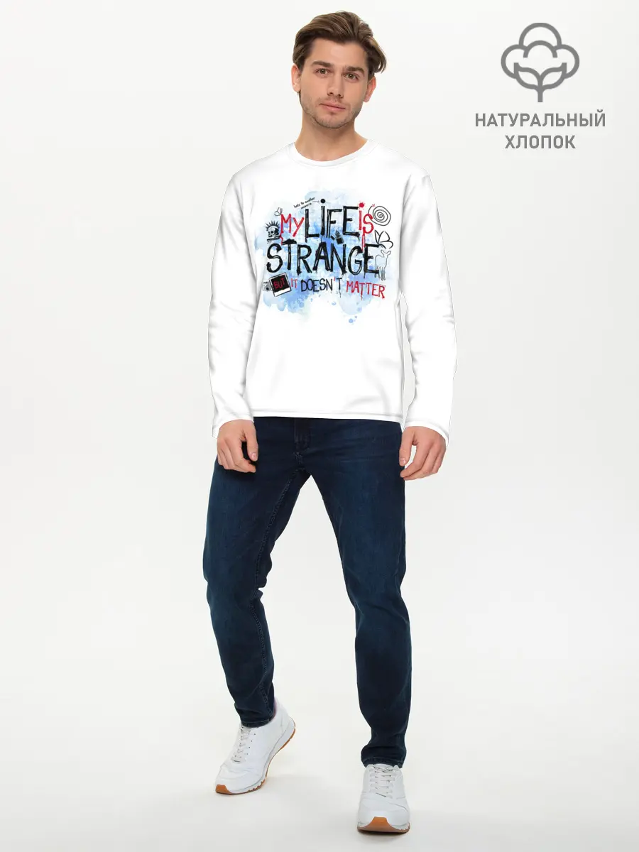 Мужской лонгслив базовый / LIFE IS STRANGE (P007_P004ooo2106135, P004ooo2106135)