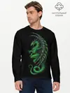 Мужской лонгслив базовый / Green Dragon (P007_P004ooo2105885, P004ooo2105885)