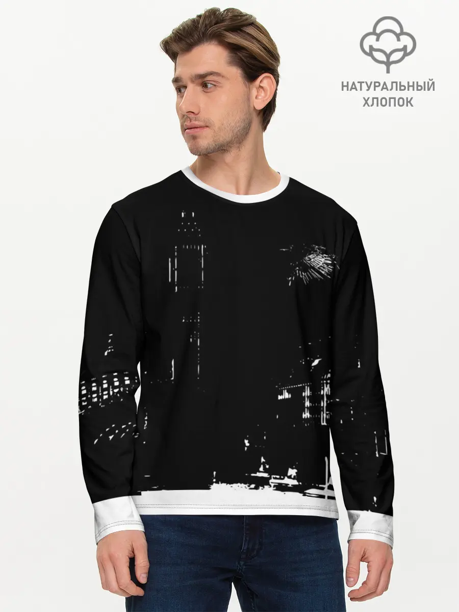 Мужской лонгслив базовый / город (P007_P004ooo2112097, P004ooo2112097)