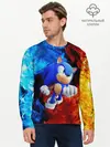 Мужской лонгслив базовый / SONIC (P007_P004ooo2114247, P004ooo2114247)